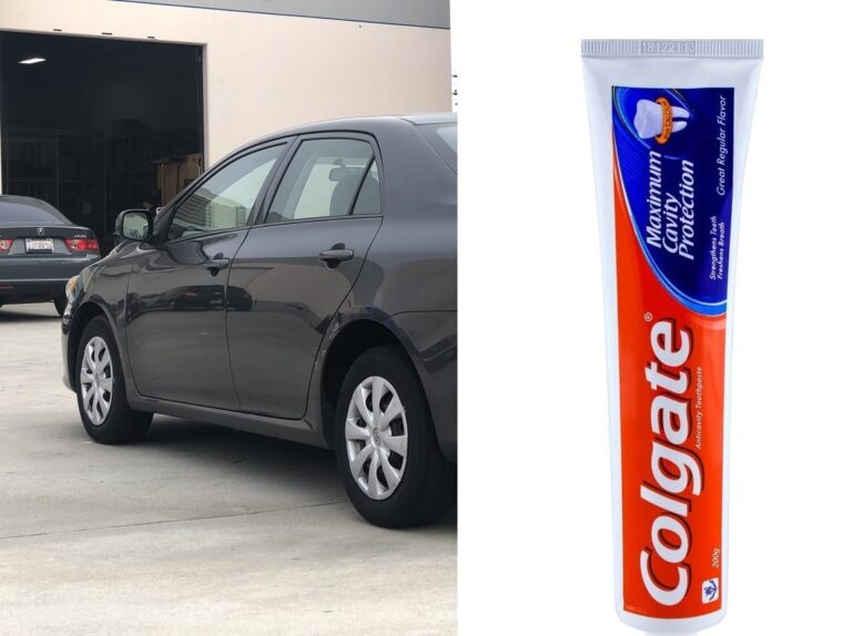My experience removing car scratch marks with toothpaste in Nigeria