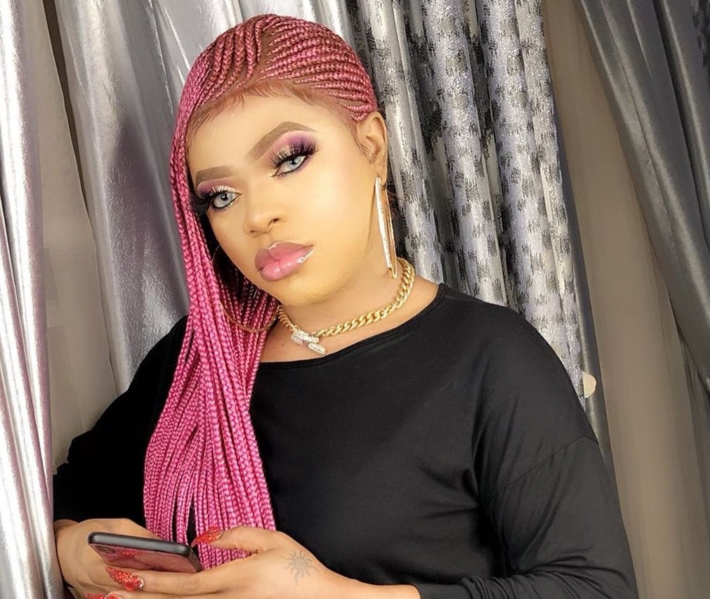 a photo showing nigerian crossdresser and transgender bobrisky