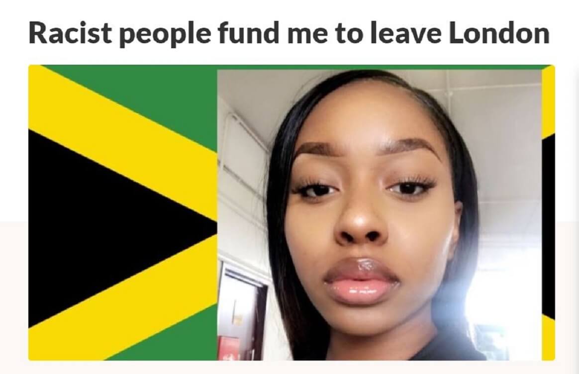 Black Woman Opens Gofundme Account For Racists To Fund Her Relocation From London Dnb Stories