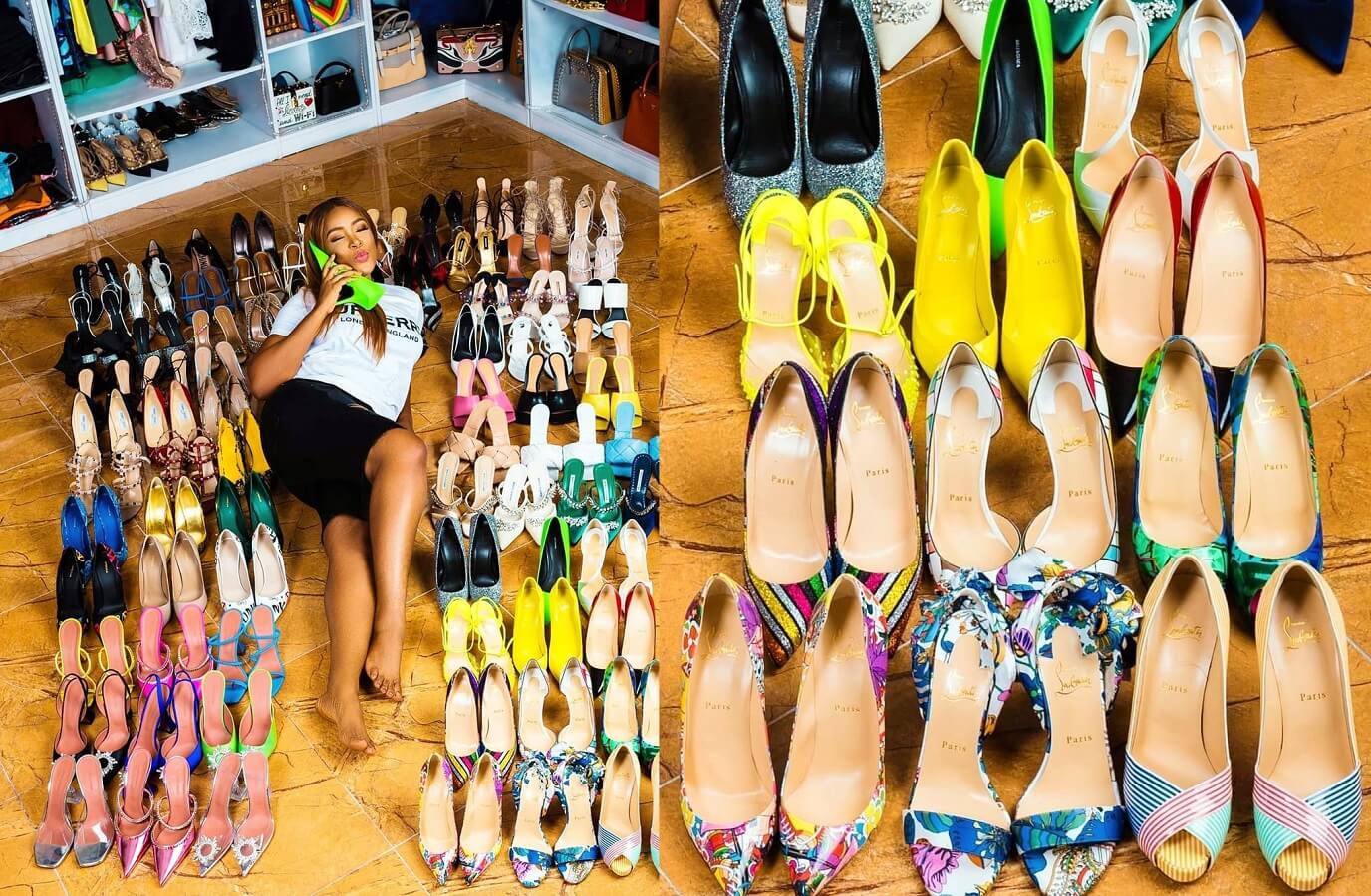 Linda Ikeji marks 40th birthday with 80 pairs of shoes - DNB Stories Africa