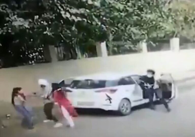 CCTV captured moment Nikita Tomar was shot dead by jilted lover on ...