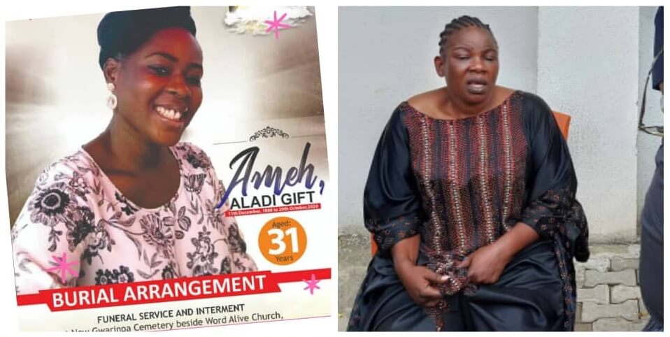 Photos from the burial ceremony of Ada Ameh's daughter - DNB Stories Africa