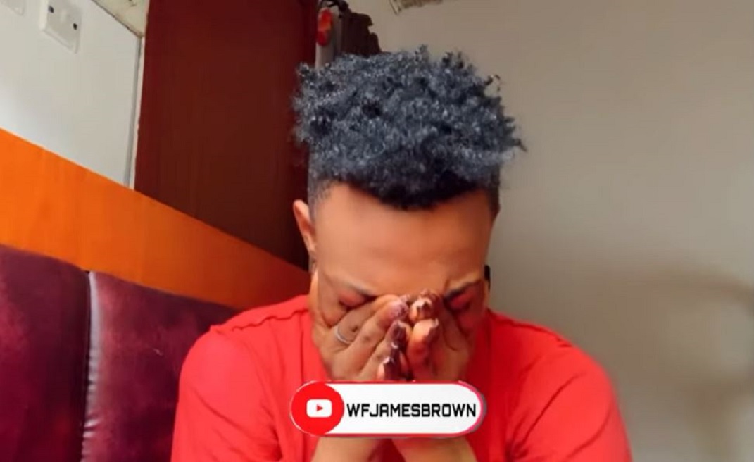 James Brown cries on video after Bobrisky said he has HIV - DNB Stories ...