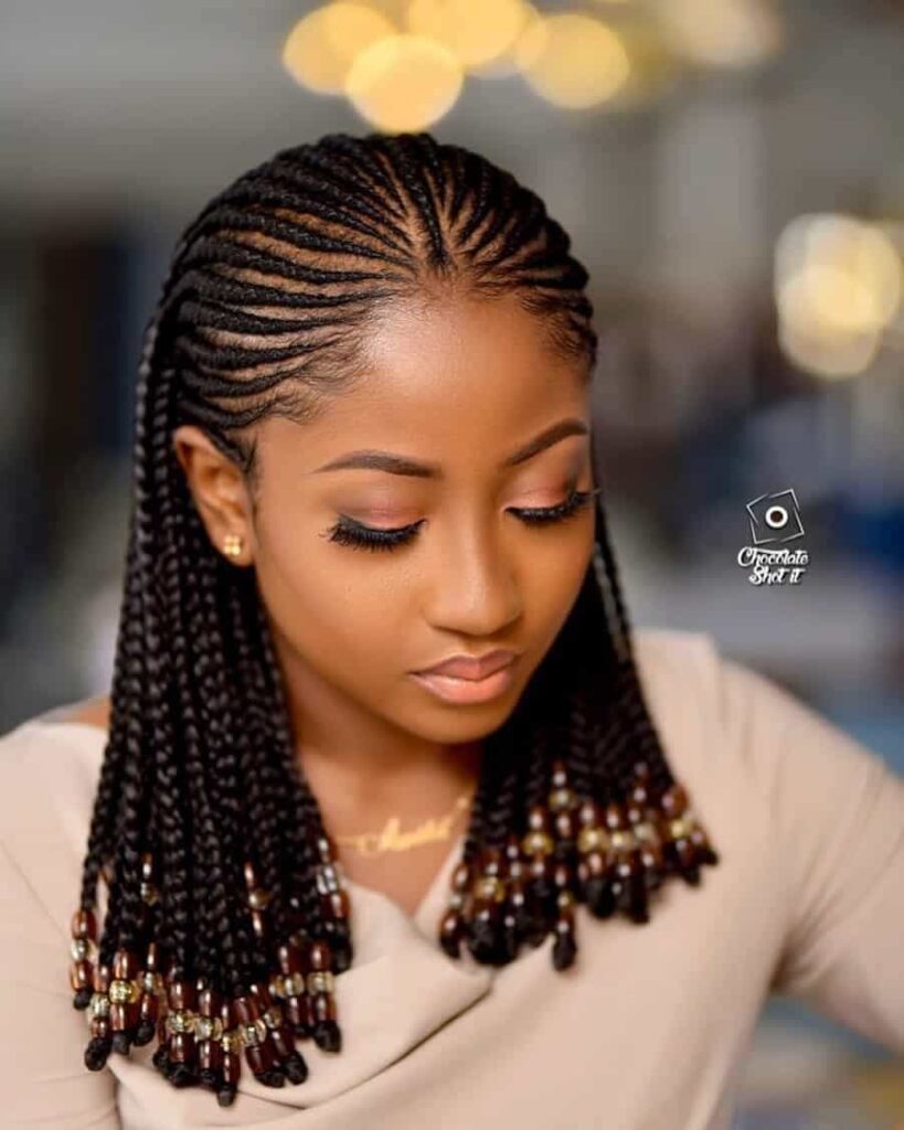 10 beautiful Ghana weaving hairstyles for Nigerian women - DNB Stories