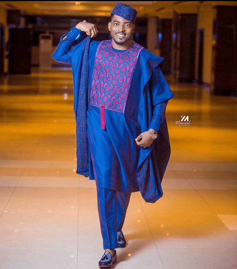 Pc African Agbada African Men Clothing African Attire African Clothing ...