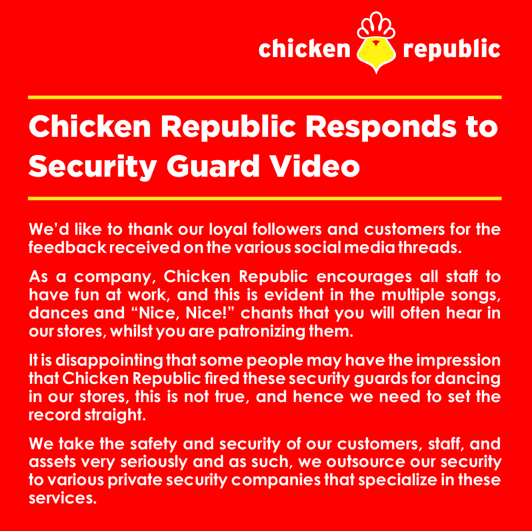 how to write application letter to chicken republic