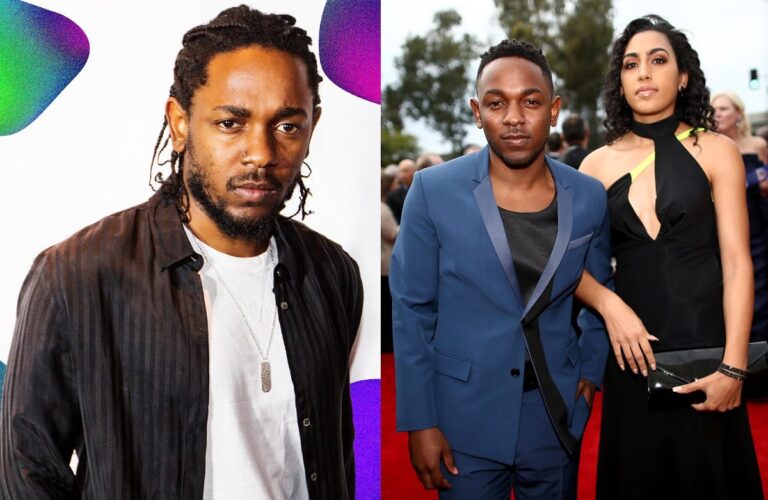 All About Kendrick Lamar S Marriage Wife And Children DNB Stories Africa   Kendrick Lamar And Fiancee Whitney Alford 768x500 