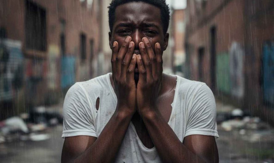 nigerian gay kito victim crying after attack