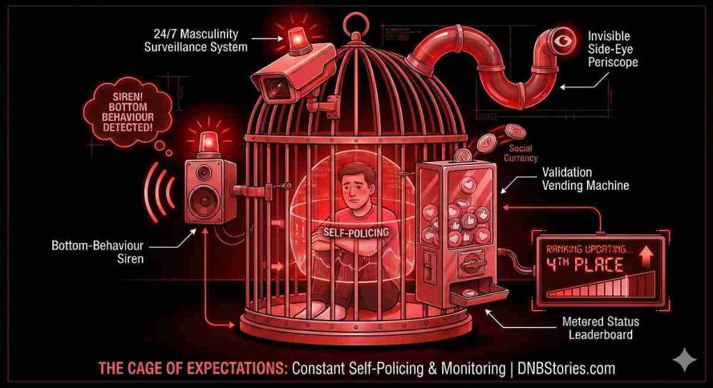 The Cage of Expectations by dnb daniel nkado. sex roles were meant for communicating preferences. turning them to gender creates expectations that cause anxiety and pressure.